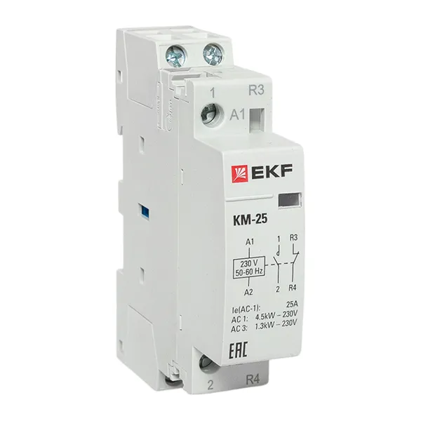 Контактор модульный КМ 25А NО+NC (1 мод.) EKF PROxima