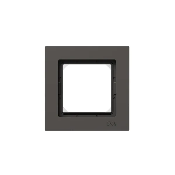 1 - местная рамка, IP44, мокко, пластик Эпика EKF