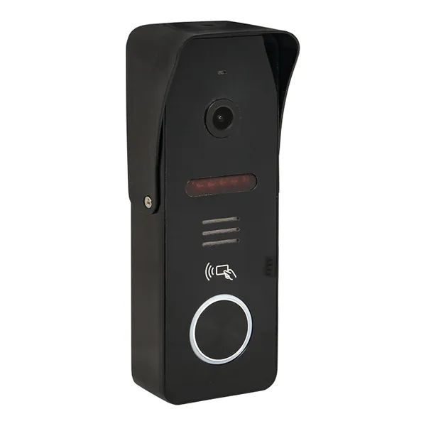 Вызывная видеопанель со счит. ключей CPV-02 чер. 4пр. 1000TVL IP65 EKF