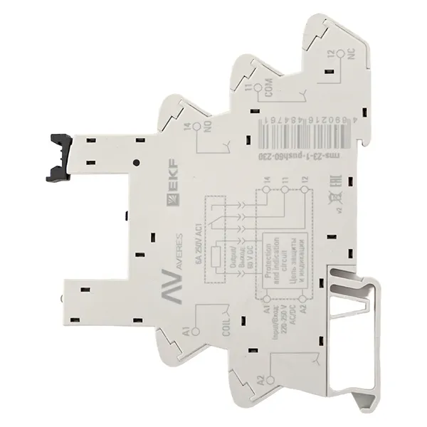 Разъем для реле РM slim 23/1 Push-in 230VАС/60VDC EKF AVERES
