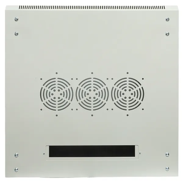 Шкаф настенный 19" TERACOM PRO 15U 600х600 мм дверь стеклянная с замком-ручкой серый