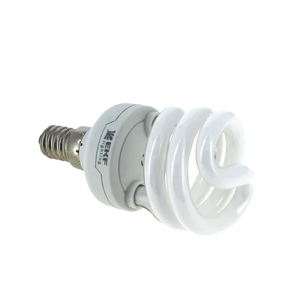 Лампа энергосберегающая HS-полуспираль 15W 4200K E14 10000h EKF Simple