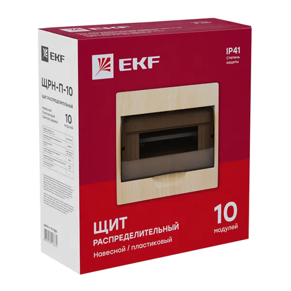 ЩРН-П-10 светлое дерево IP41 PROXIMA EKF