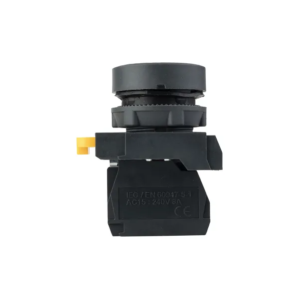 Кнопка SB-21 плоская без фиксации 1NС белая IP65 EKF