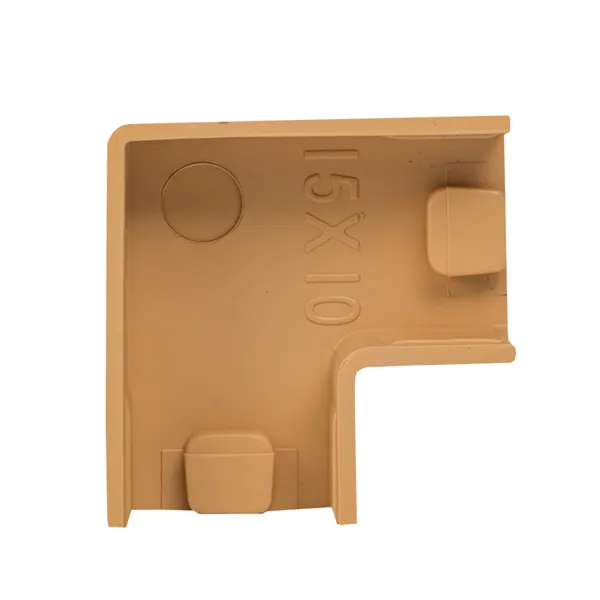 Поворот 90 гр. (15х10) (4 шт) светлое дерево EKF-Plast