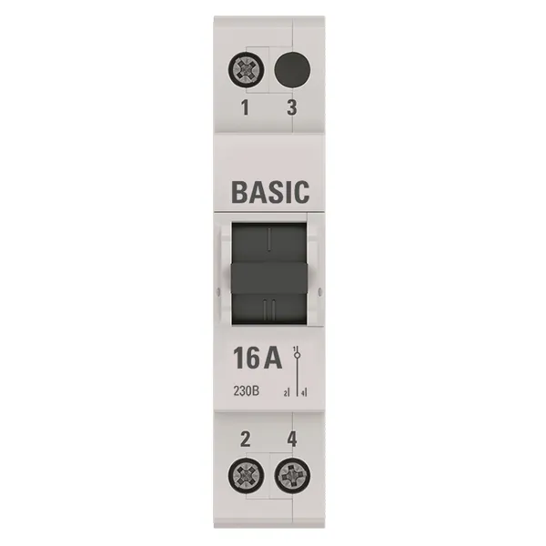 Трехпозиционный переключатель 1P 16А Basic