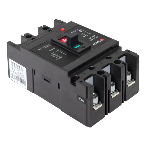 Автоматический выключатель LS125 18кА 3P 63А ProPact EKF