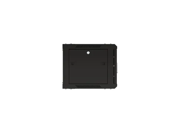Шкаф настенный 19" TERACOM PRO 6U 600х450 мм дверь стеклянная с замком-ручкой чёрный