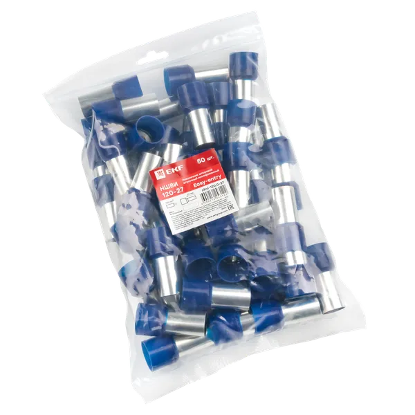 Наконечник штыревой втулочный НШвИ 120-27 (50шт.) EKF