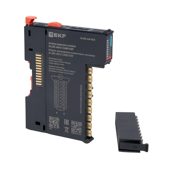Модуль расширения аналоговых сигналов GL200-AI8 D-CARD EKF