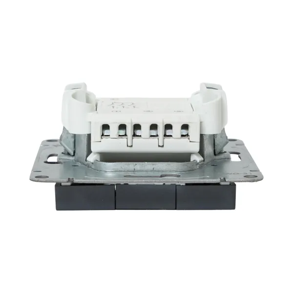 Механизм выключателя, трёхклавишный, графит Эпика EKF