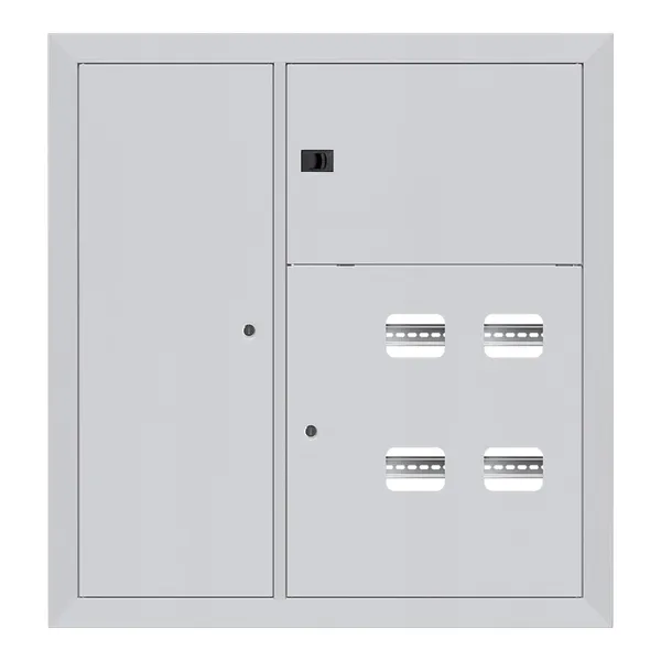 Щит этажный 4 кв. со слаботочным отсеком слева (1000х950х150) EKF Basic
