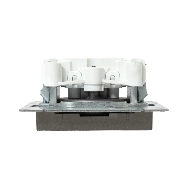 Механизм розетки, 16А, без заземления, без шторок, мокко Эпика EKF