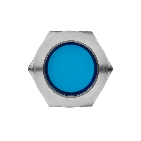 Лампа синяя сигнальная S-Pro67 19 мм 24В EKF PROxima