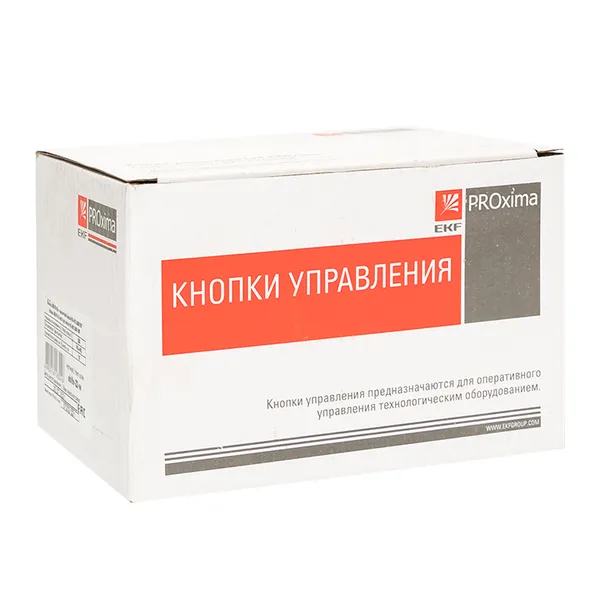 Кнопка ABLFS-22 с подсветкой белый NO+NC 230В EKF PROxima