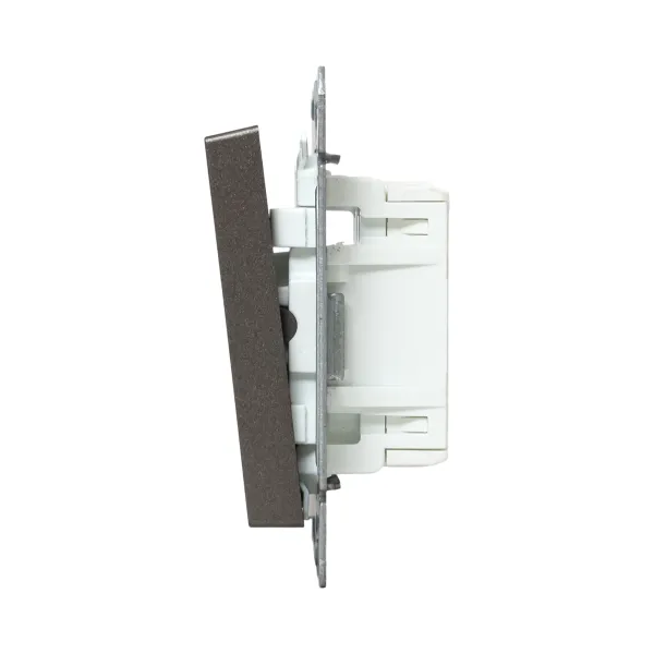 Механизм выключателя, двухклавишный, перекрёстный, мокко Эпика EKF