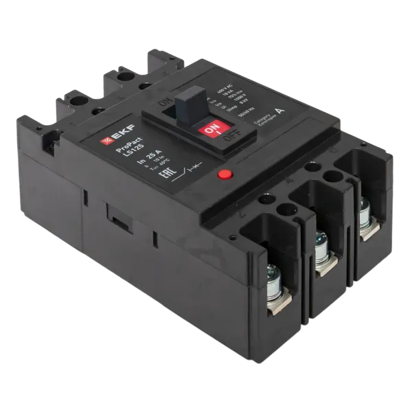 Автоматический выключатель LS125 18кА 3P 25А ProPact EKF