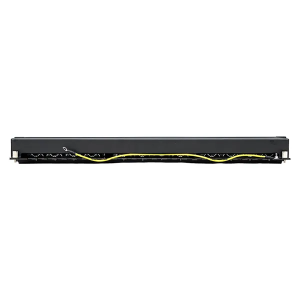 Патч-панель TERACOM CS 19'' Cat.6 1U полный экран STP 24 порта RJ-45 Dual IDC с органайзером
