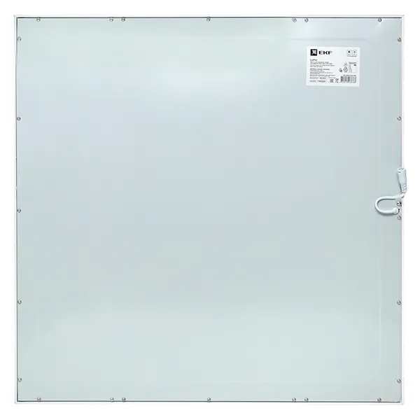 Панель светодиодная тонкая ДВО-4008-W 36Вт 6500К белая без драйвера 595х595 EKF