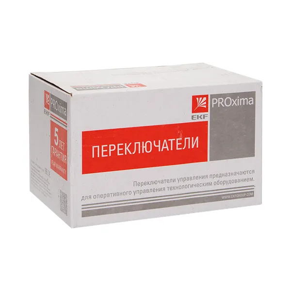 Переключатель ANLC-22 3P желтый с подсветкой 380В NO+NC EKF PROxima