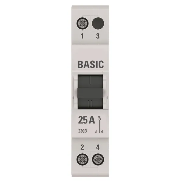 Трехпозиционный переключатель 1P 25А Basic