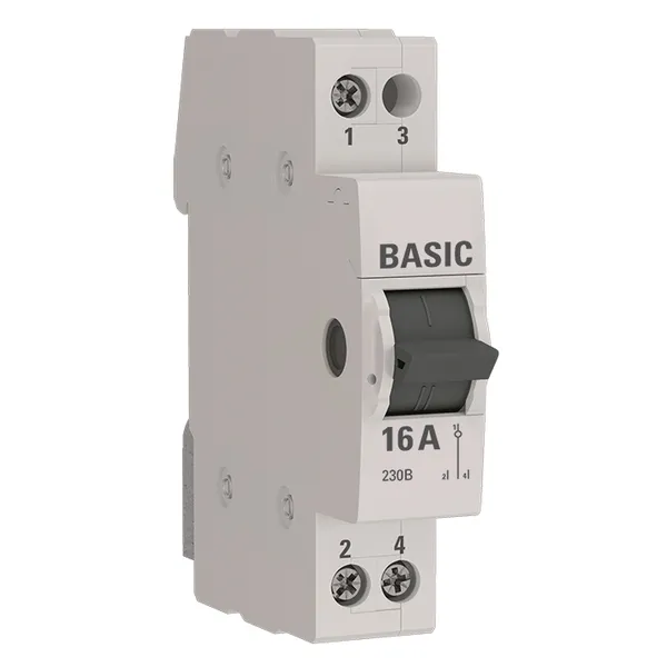 Трехпозиционный переключатель 1P 16А Basic
