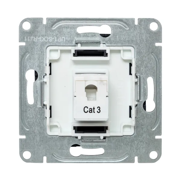 Механизм розетки RJ11, графит Эпика EKF
