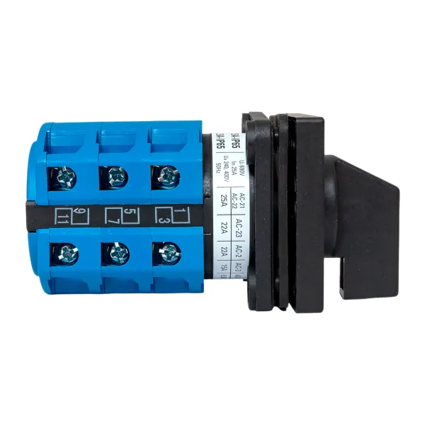 Переключатель кулачковый ПК-1-23 25А 3P «1-0-2» IP65 EKF