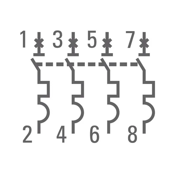 Автоматический выключатель 4P 1,6А (C) 4,5kA ВА 47-63 EKF PROxima