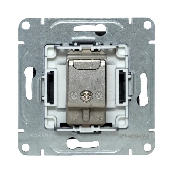 Механизм розетки TV, оконечная, графит Эпика EKF