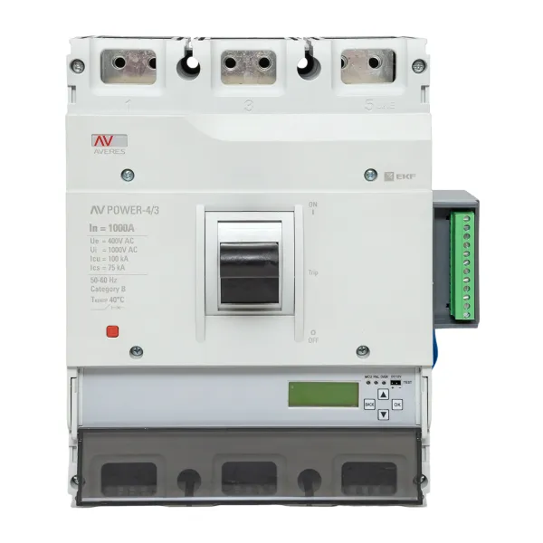 Автоматический выключатель AV POWER-4/3 1000А 100kA ETU6.2 EKF AVERES