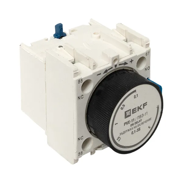 Приставка выдержки времени включения ПВЭ-11 0,1-3сек NO+NC EKF PROxima