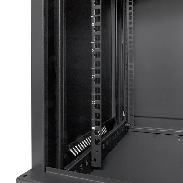 Шкаф настенный 19" TERACOM PRO 12U 600х450 мм дверь стеклянная с замком-ручкой чёрный