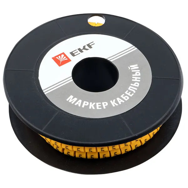 Маркер кабельный 6,0 мм2 "5" (350 шт.) (ЕС-3) EKF PROxima