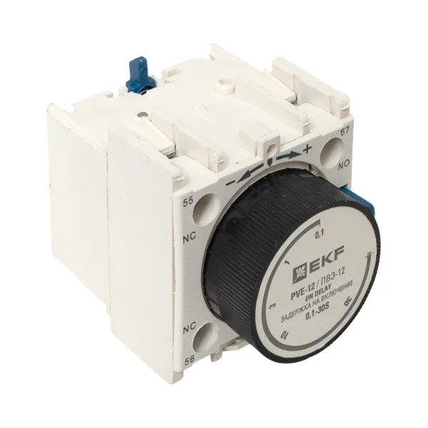 Приставка выдержки времени включения ПВЭ-12 0,1-30сек NO+NC EKF PROxima