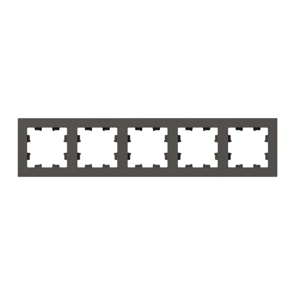 5 - местная рамка, мокко, пластик Эпика EKF