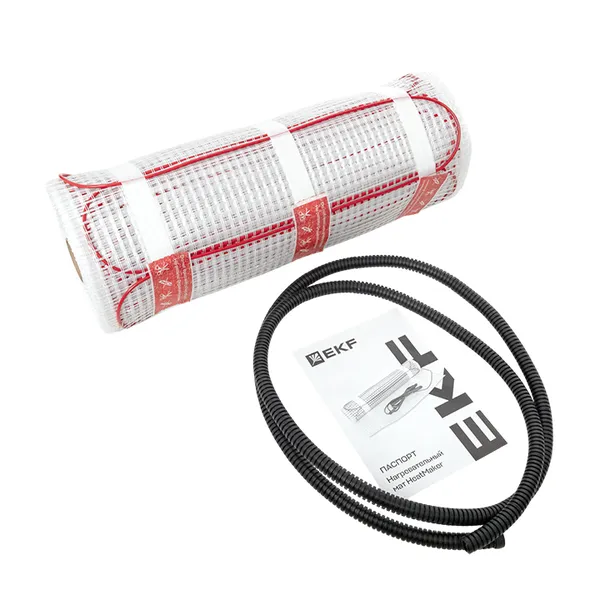 Мат нагревательный двухжильный HeatMaker 6 кв. м 900 Вт EKF