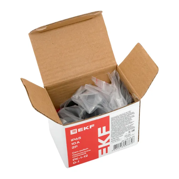 Переключатель кулачковый ПК-1-11 10А 1P «0-1» IP65 EKF