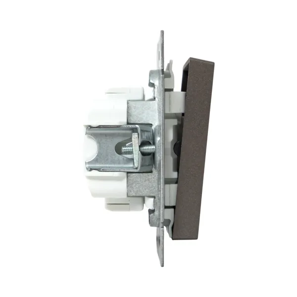 Механизм выключателя, одноклавишный, мокко Эпика EKF