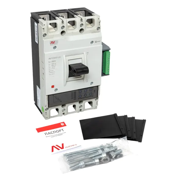 Автоматический выключатель AV POWER-3/3 630А 100kA ETU2.2 EKF AVERES