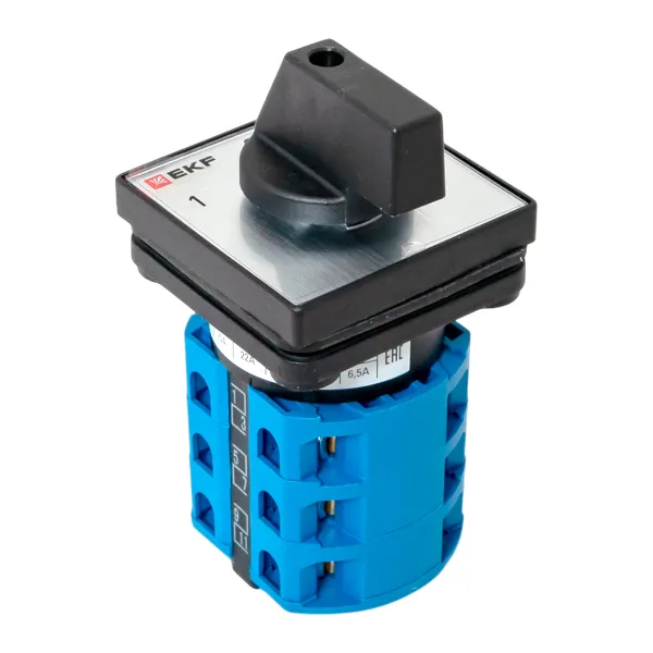 Переключатель кулачковый ПК-1-43 25А 3P «1-0-2» IP65 EKF