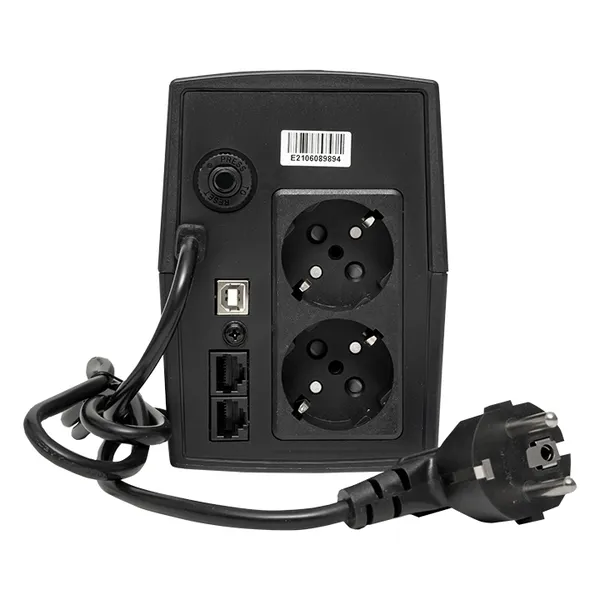 Источник Бесперебойного Питания Линейно-интерактивный E-Power SSW 200 800 ВА , 2xschuko,USB,RJ45