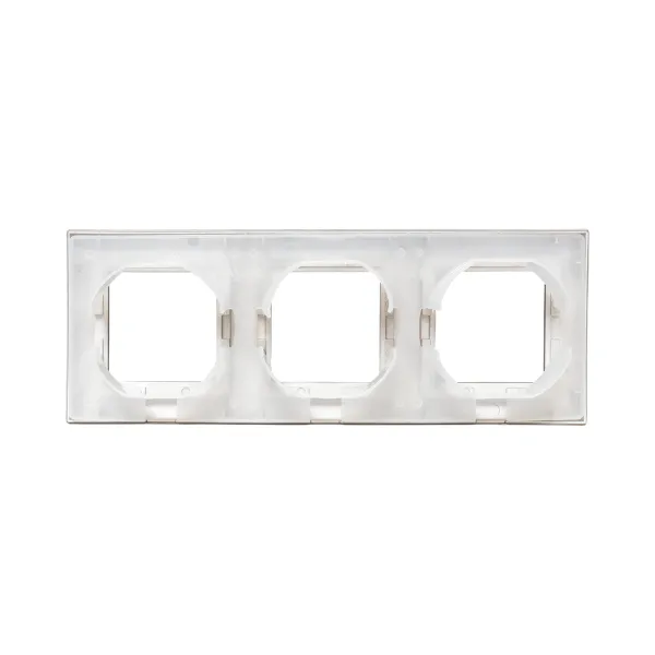 3 - местная рамка, IP44, шампань, пластик Эпика EKF