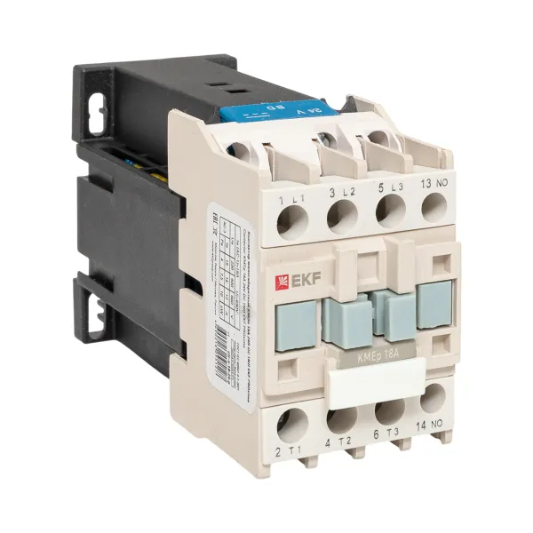 Контактор КМЭп малогабаритный 18А 24В DC 1NO EKF PROxima