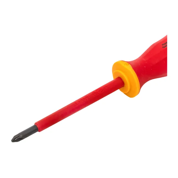 Отвертка Professional PZ-FL1х80 мм VDE 1000В EKF