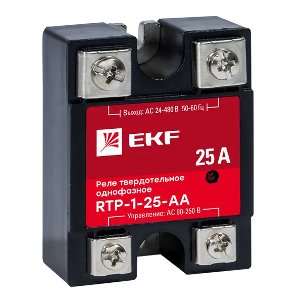 Реле твердотельное однофазное RTP-25-AA EKF PROxima