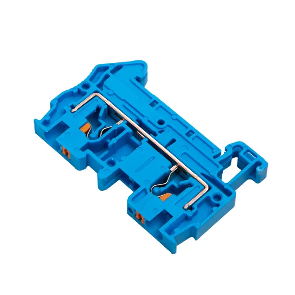 Клемма проходная Push-in 4 мм2 синяя EKF