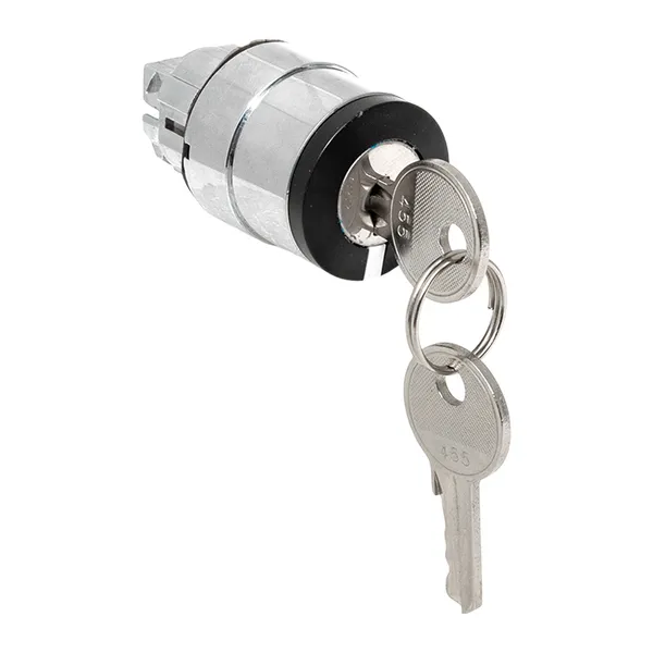 Исполнительный механизм переключателя ХB4 на 3 положения с замком, с извлечением ключа во всех положениях IP65 EKF