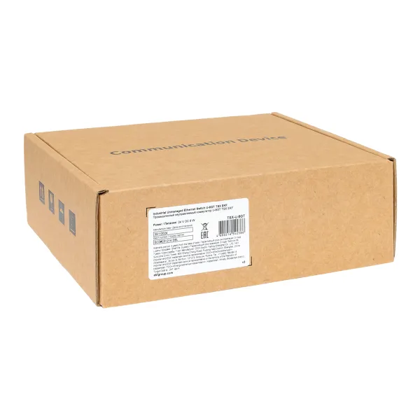 Промышленный неуправляемый коммутатор U-8GT, 8 портов 10/100/1000Base-T(X) RJ45, монтаж на динрейку TSX EKF