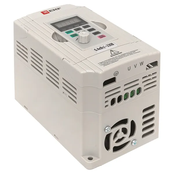 Преобразователь частоты 0,4/0,75кВт 1х230В VECTOR-100 EKF PROxima